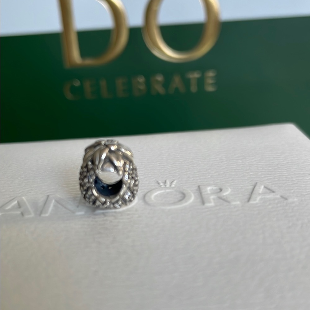 Pandora Perfect Pineapple CZ Silver Charm - Picture 6 of 8